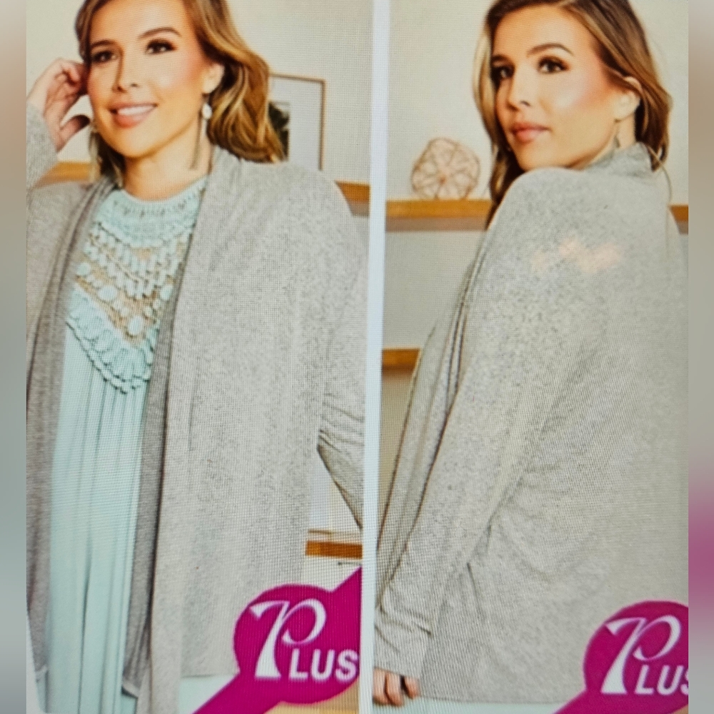 A Girl Thing Gray Cardigan